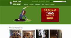 Desktop Screenshot of power-yoga-evolution.com